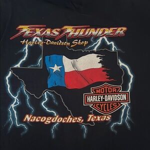 Harley-Davidson Texas Thunder Black Tee Pocket Tee